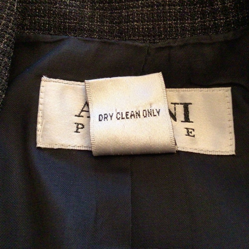 Alfani Petite - Black & Gray Plaid Blazer - Picture 7 of 7